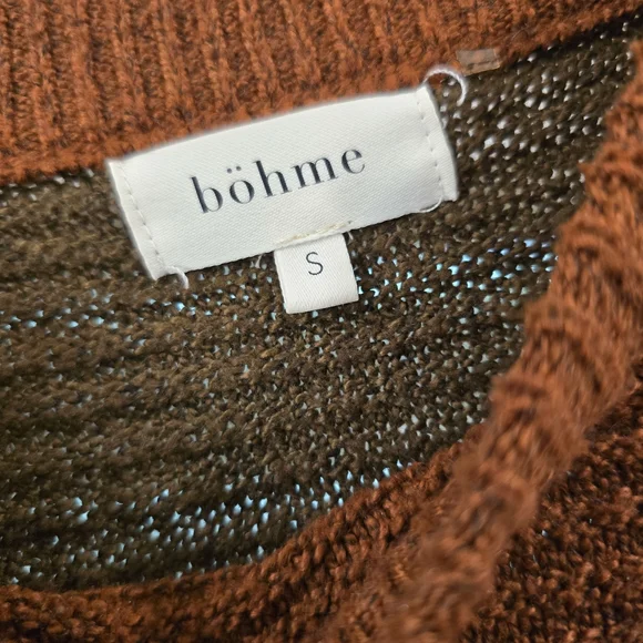 Bohme Brown and Cream Women's Sweater - Picture 2 of 4